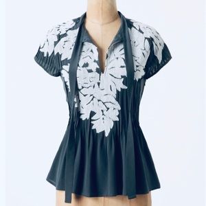 🌼Host Pick🌼 Project Alabama 100% Silk w Appliqué